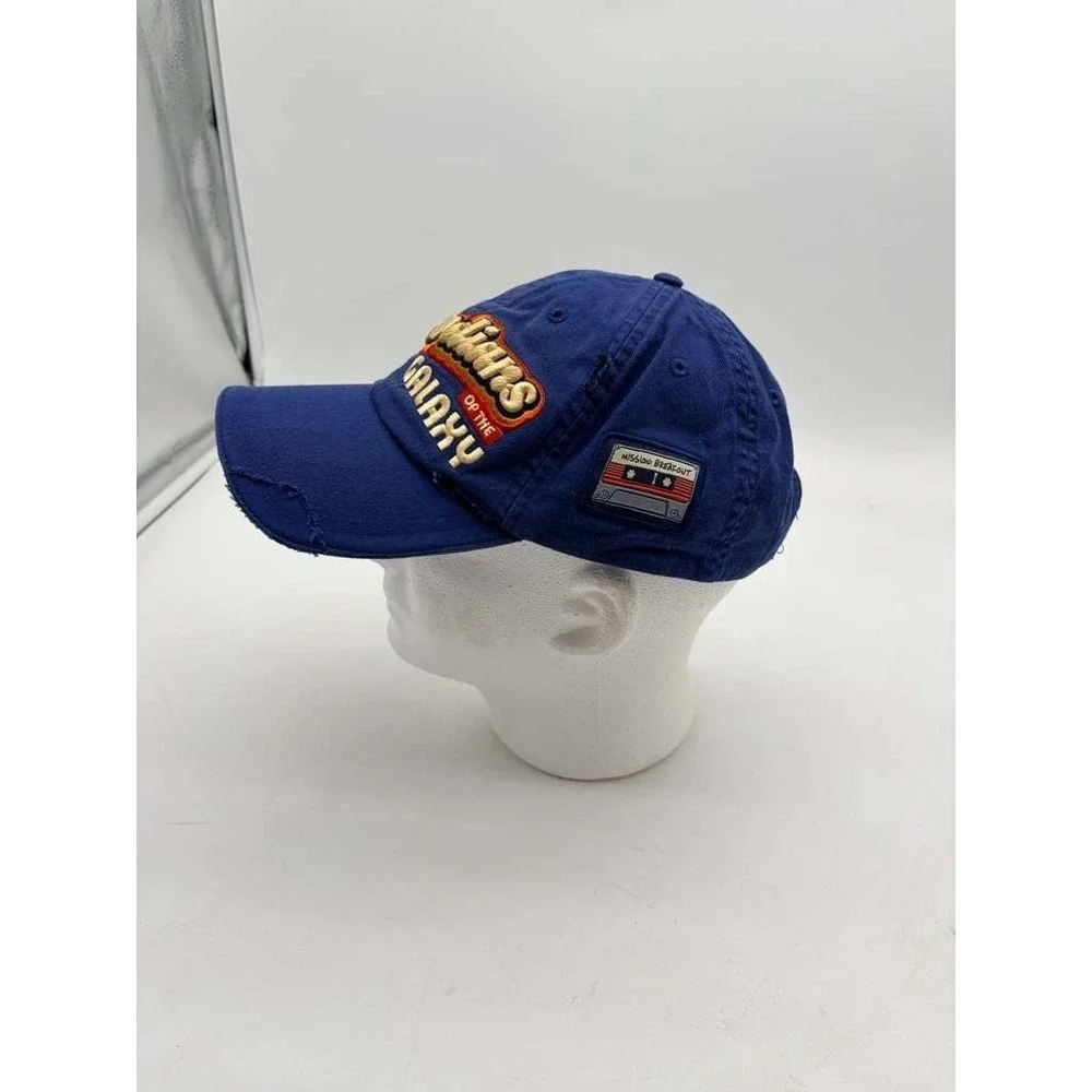Guardians of the Galaxy Hat Cap Blue Strap Back Disney Parks Adjustable‎ Casual